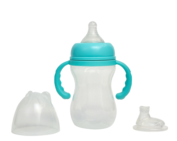 LIttle Toes Easy Grip Milk Bottle/Sippy Cup 2-in-1 – Baby and