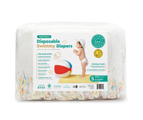 Small Natural Swim Diapers -24 Pack