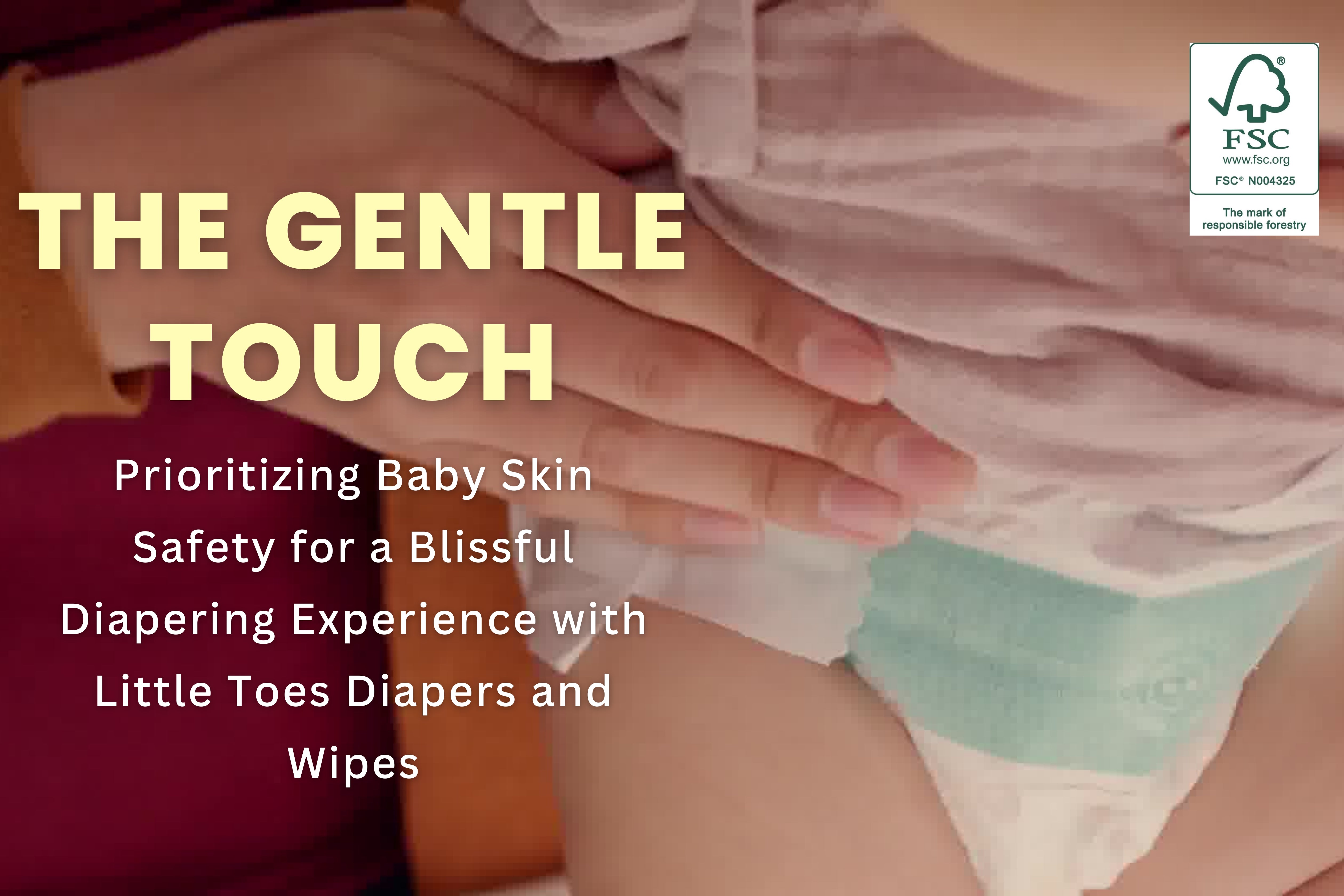 The Gentle Touch: Prioritizing Baby Skin Safety for a Blissful Diapering Experience with Little Toes Diapers and Wipes