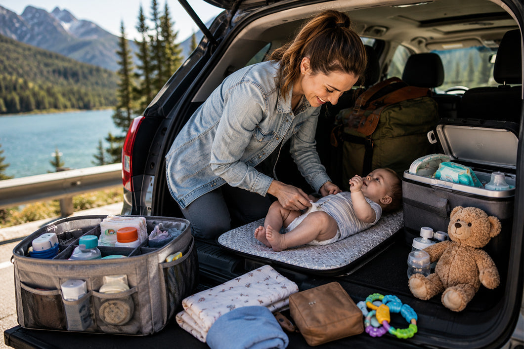 The Perfect Baby Road Trip: Packing Lists, Schedule Hacks & Diapering on the Go