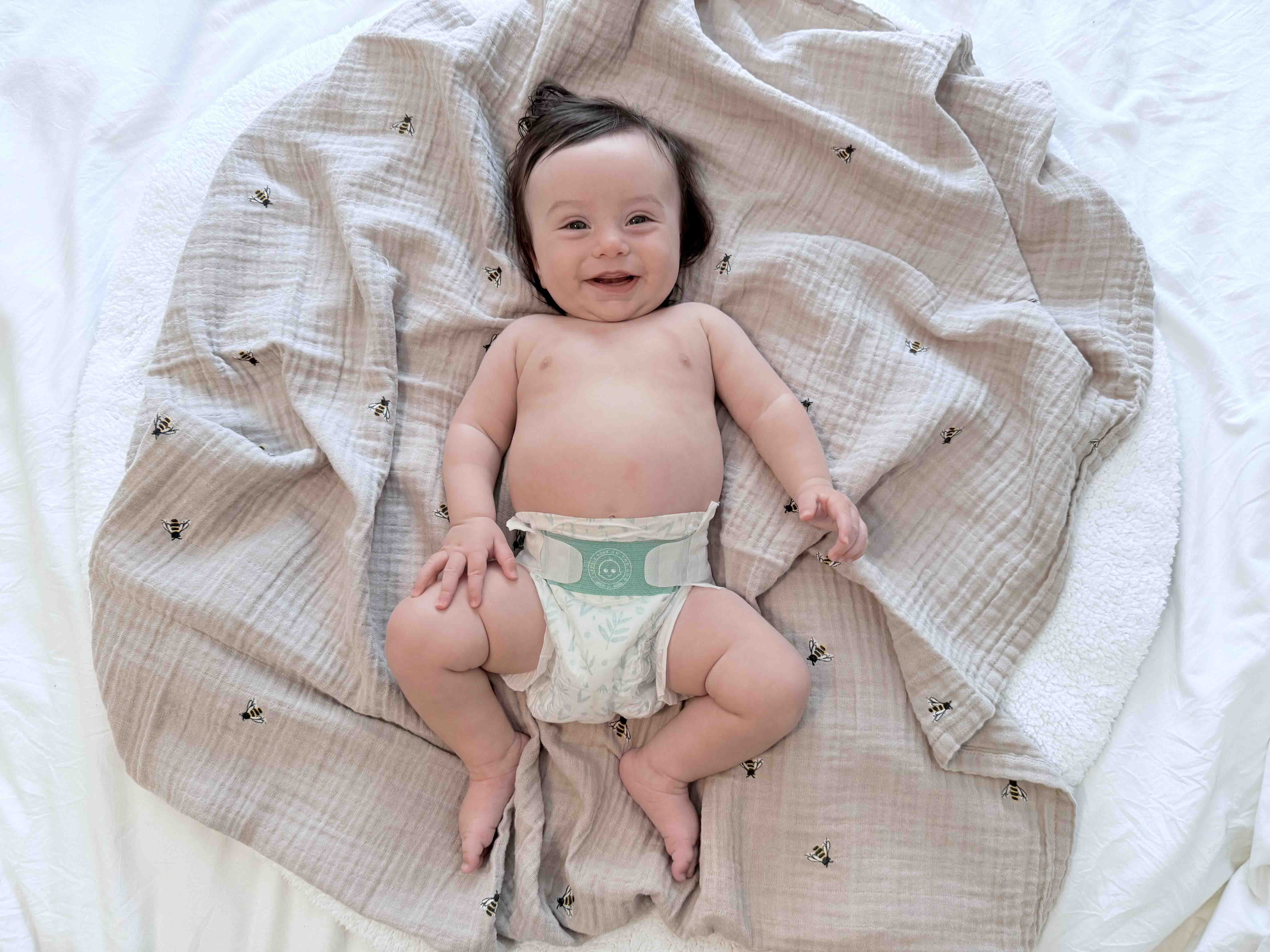 Little Toes Disposable Natural Bamboo Diapers and Pull-Ups | Go Green | 36 Pack