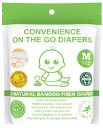 Little Toes Disposable Natural Bamboo Diapers and Pull-Ups | Go Green | 2 Packs - Little Toes