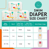 Little Toes Natural Disposable Swim Diapers - 24 Pack