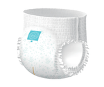 Little Toes disposable bamboo diapers and pull-ups in a 36 pack, showcasing eco-friendly design and soft texture.