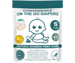 Little Toes disposable bamboo diapers and pull-ups in eco-friendly packaging, featuring a 3 pack design.