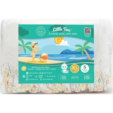 Little Toes Natural Disposable Swim Diapers - 24 Pack