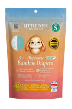 Little Toes® Eco System Woodland Edition™ – On The Go 3-Pack Bamboo Diapers