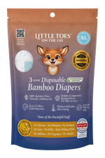 Little Toes® Eco System Woodland Edition™ – On The Go 3-Pack Bamboo Diapers