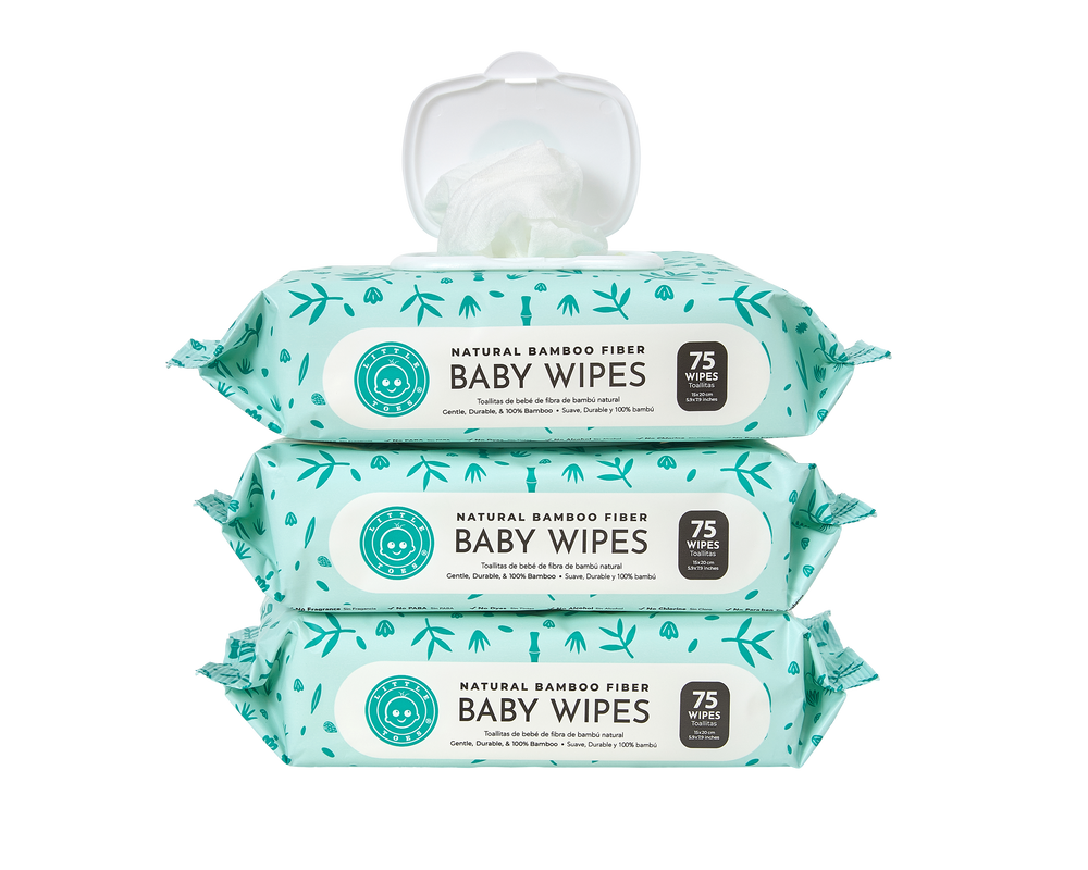 Baby Wipes- 3 Packs of 75 Wipes