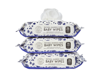 Baby Wipes- 3 Pack of 75 Woodland