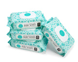 Baby Wipes- 4 Packs of 75 Wipes
