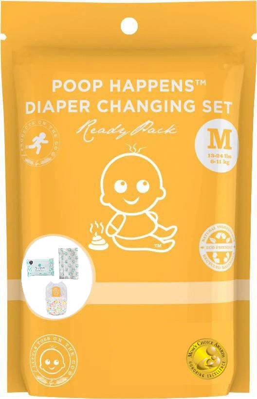 Poop Happens One Complete Diaper Change Set