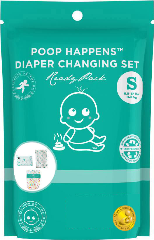 Poop Happens One Complete Diaper Change Set