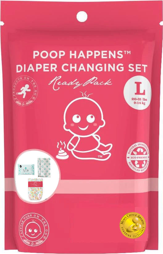 Poop Happens One Complete Diaper Change Set