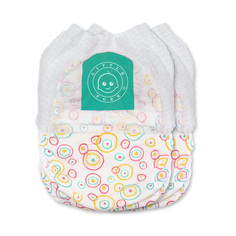 Little Toes Convenience On The Go 2x Swimmy Diapers | Size Small (13 - 20 lbs. / 6 - 9 Kgs) pack