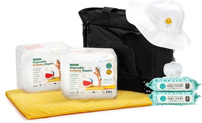 Medium Natural Swim Diaper Gift Set