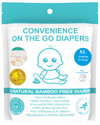 Little Toes Disposable Natural Bamboo Diapers and Pull-Ups | Go Green | 2 Packs
