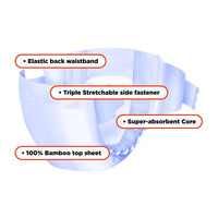 Bamboo diaper diagram